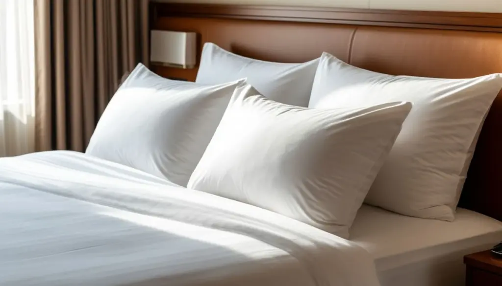 4 oreillers sur votre lit d'hôtel : l'astuce cachée pour votre dos