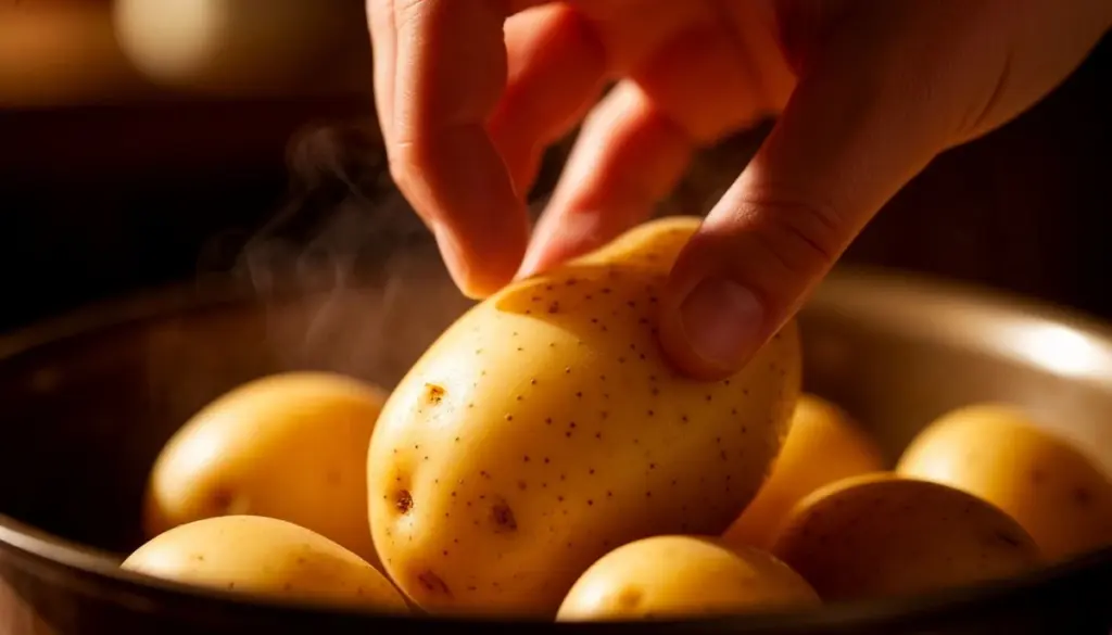 Adieu l'économe : le trait noir sur vos patates change tout