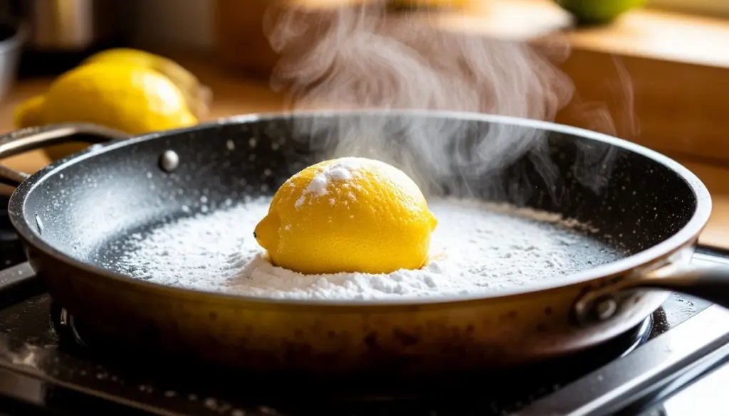 Pourquoi les chefs français versent de l’acide citrique sur leurs poêles brûlées