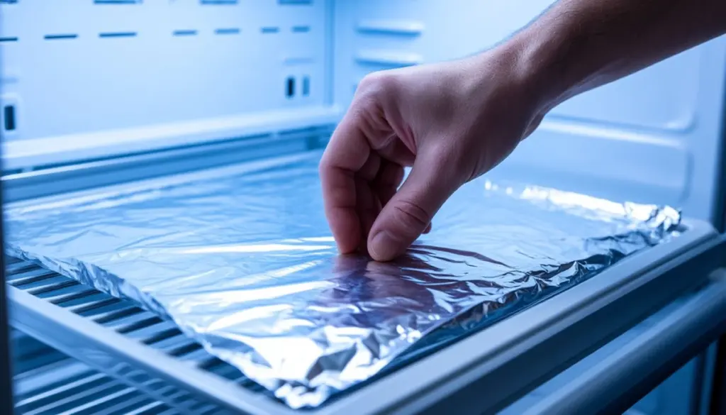 Pourquoi les ménages économes placent une feuille d'aluminium dans leur congélateur